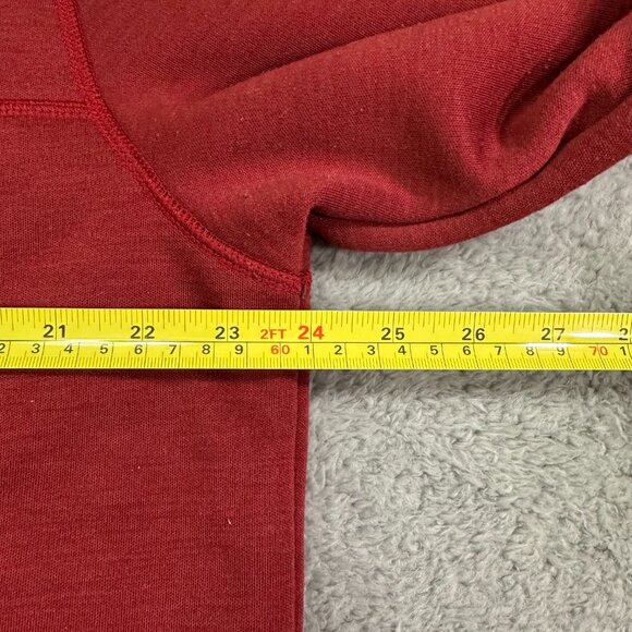 The North Face Sweater‎ Sherpa Patrol Lined 1/4 Snap Red Pullover Men's XL - Picture 9 of 14